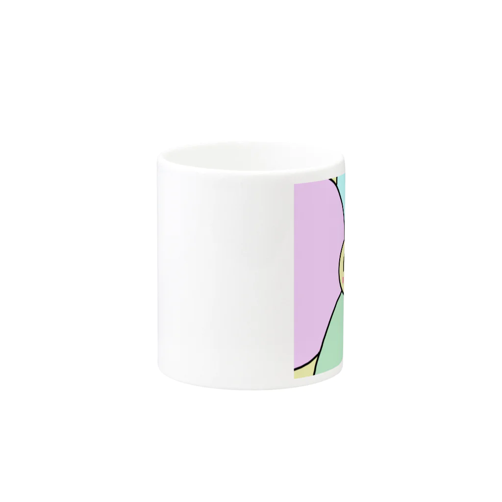 mai_relaxedのはなるん Mug :other side of the handle