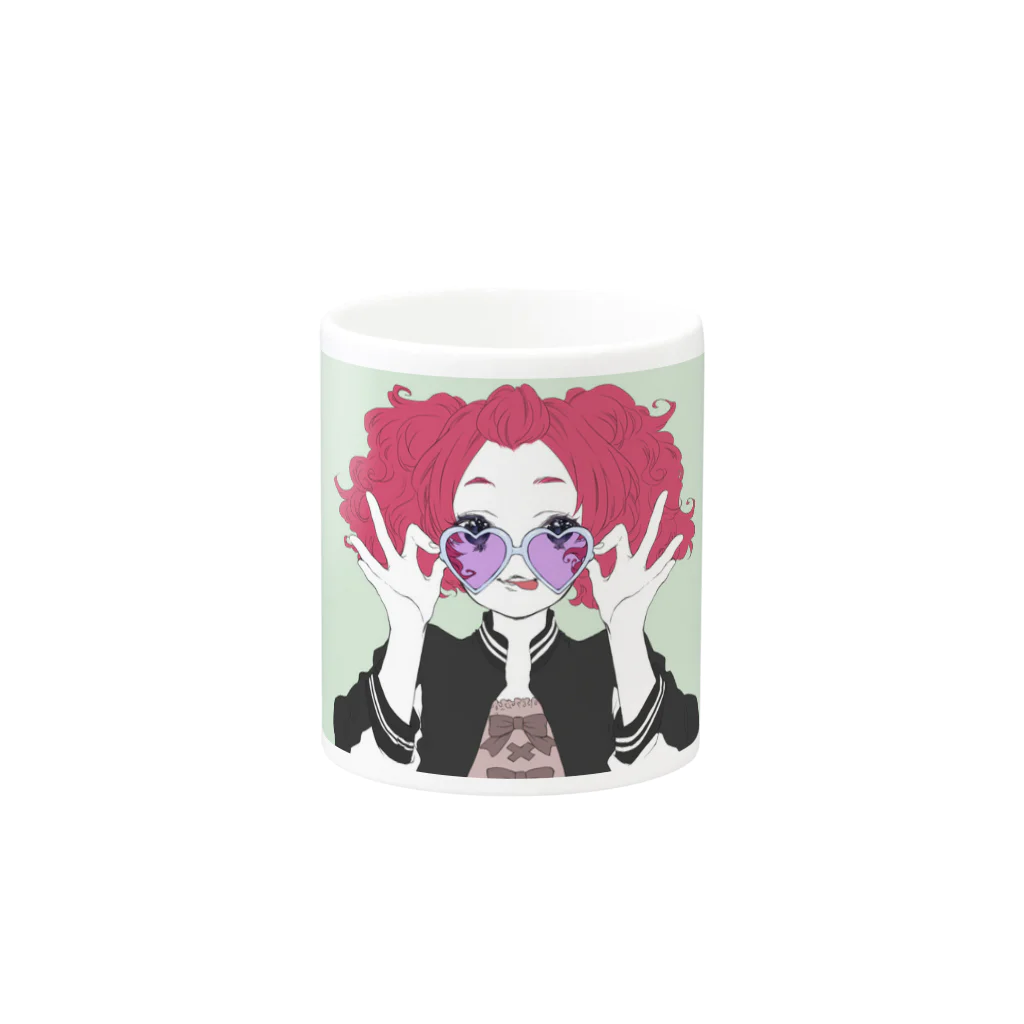 餡光堂の♥少女 Mug :other side of the handle