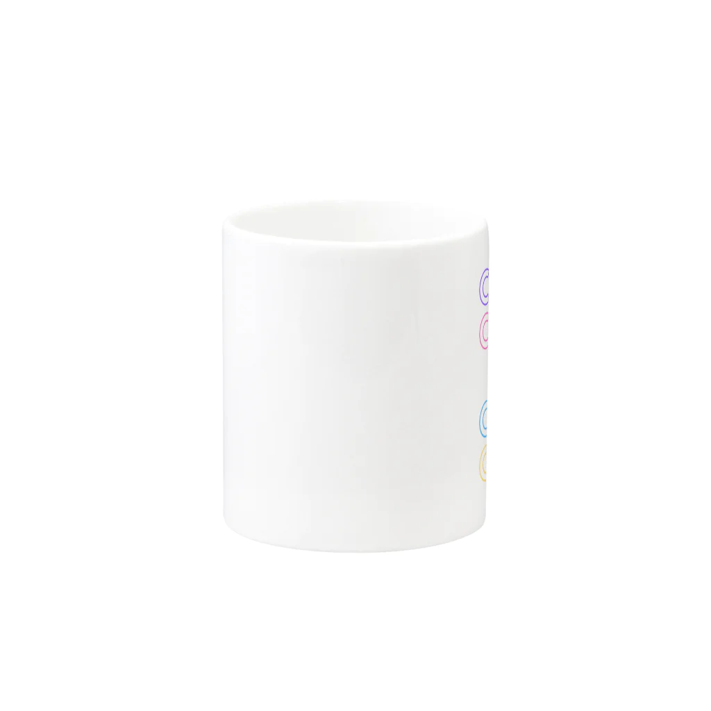 チアグッズショップ CHEER POINTのCHEERCHEERシリーズ（ドルフィン） Mug :other side of the handle