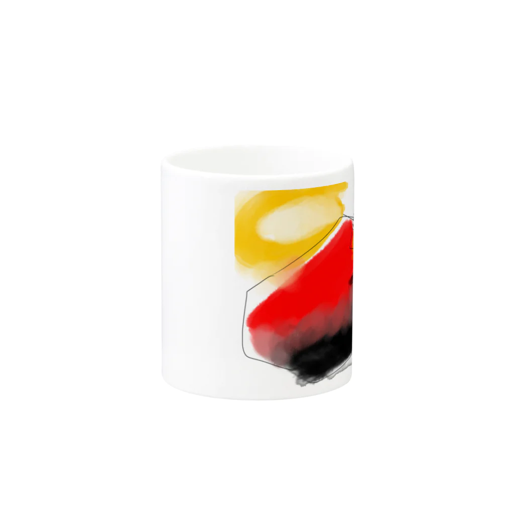 jatpax art goodsのApple Mug :other side of the handle