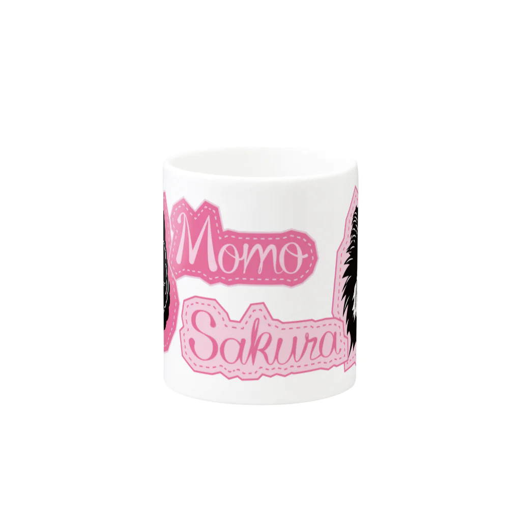 AnotherCreativeAreaのMomo_Sakura Mug :other side of the handle