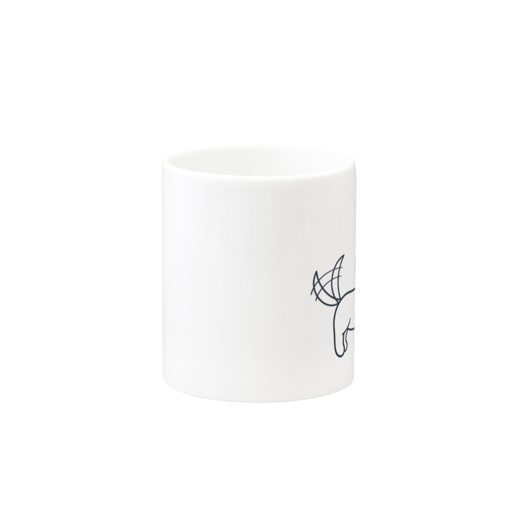 ウェスティのマオのボールで遊ぶマオくん Mug :other side of the handle