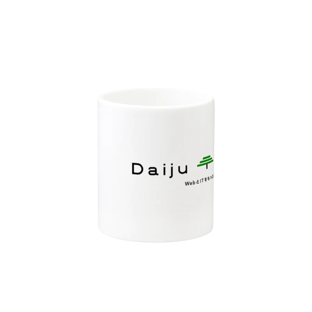 DaijutechのDaiju.tech マグカップの取っ手の反対面