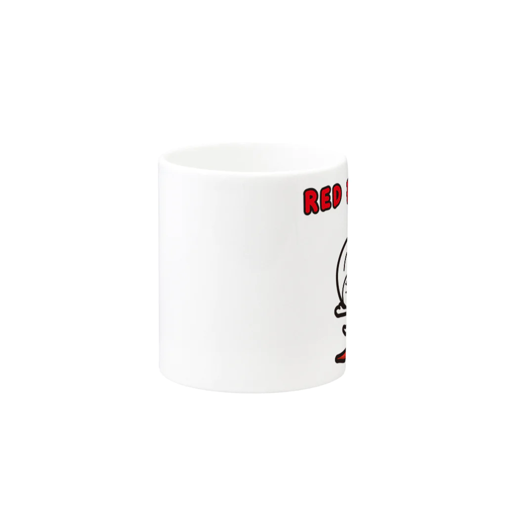 きくのらくがきのRED REPPER と　きく　（文字入りバージョン） Mug :other side of the handle