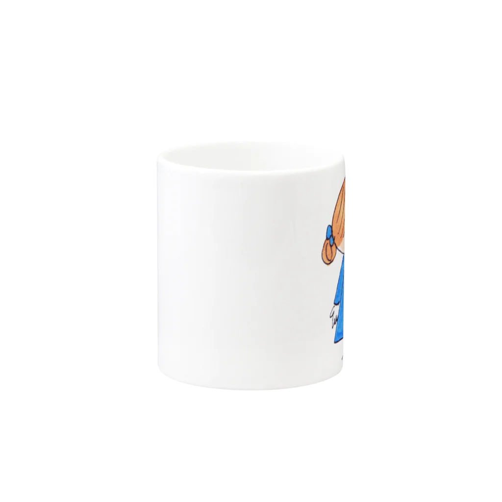 ゆきんこのデニムスカートの女の子 Mug :other side of the handle