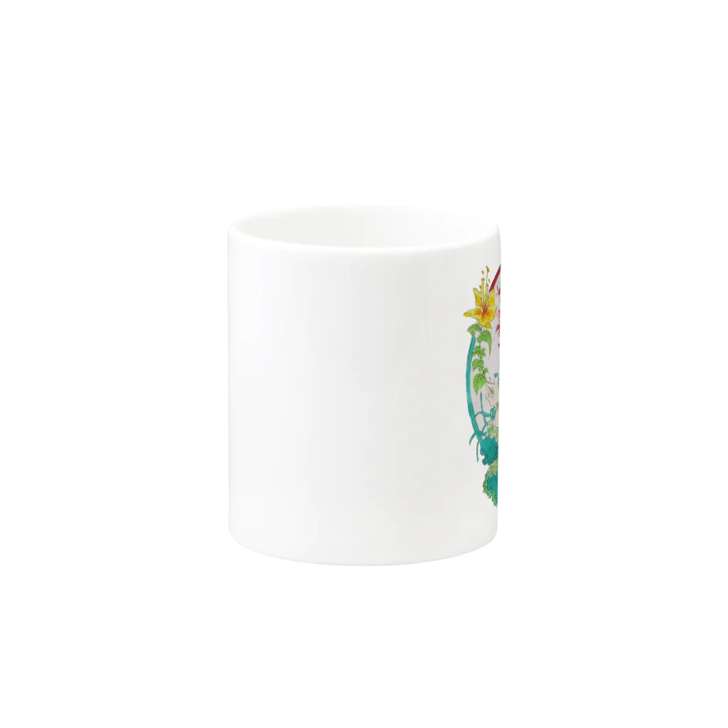 北山アルトゥーロの蝶よ花よ Mug :other side of the handle