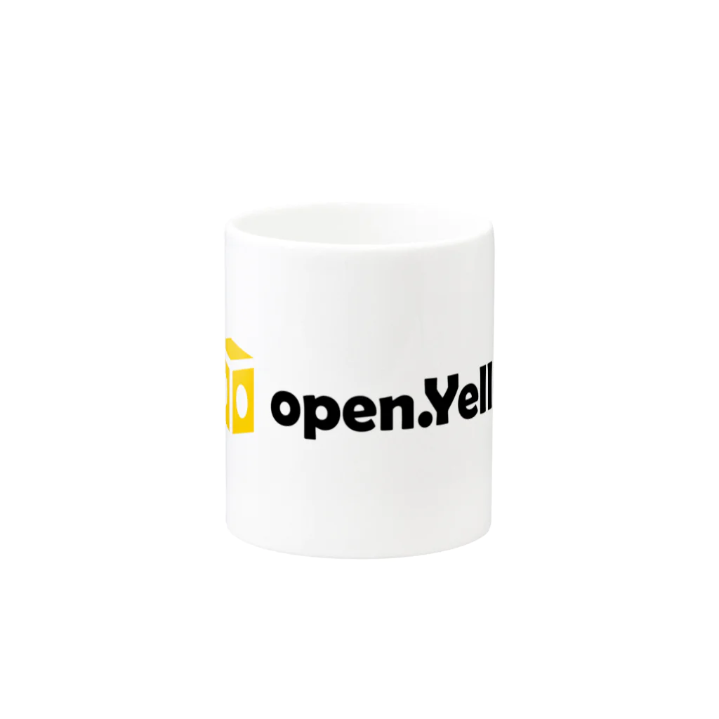 open.Yellow.os original official goods storeのopen.Yellow.os公式支援グッズ マグカップの取っ手の反対面