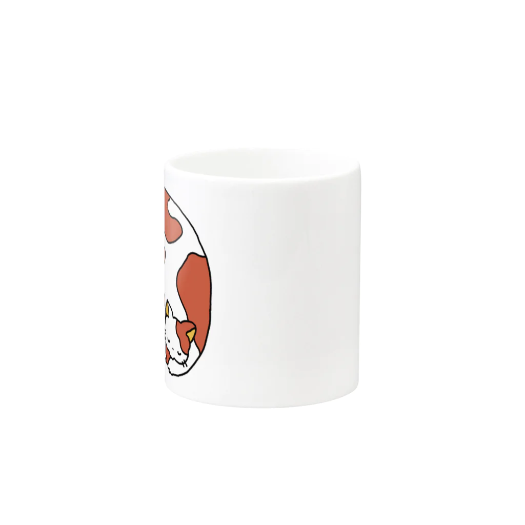 まんまるのぼくとねこ (ねこver.) Mug :other side of the handle