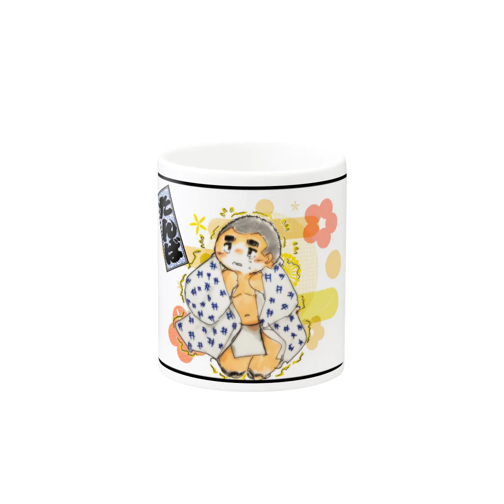 萬屋桃現(よろずやももなう)のミニたんばくん Mug :other side of the handle