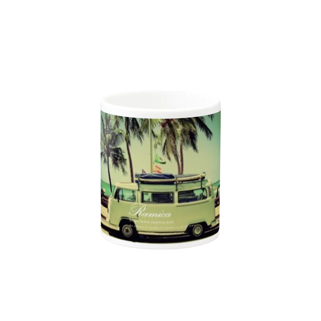 StmuのAloha Car Mug :other side of the handle