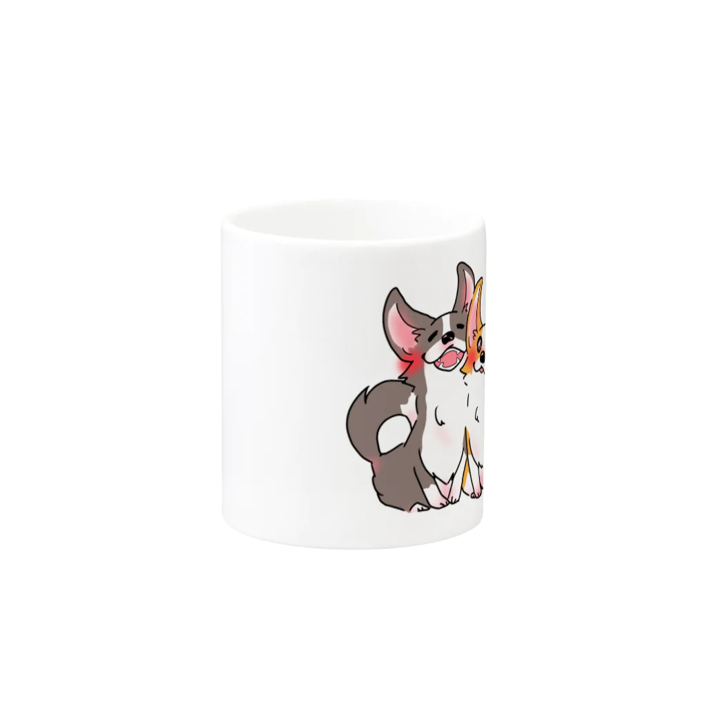 蒼い家の3こぎ Mug :other side of the handle