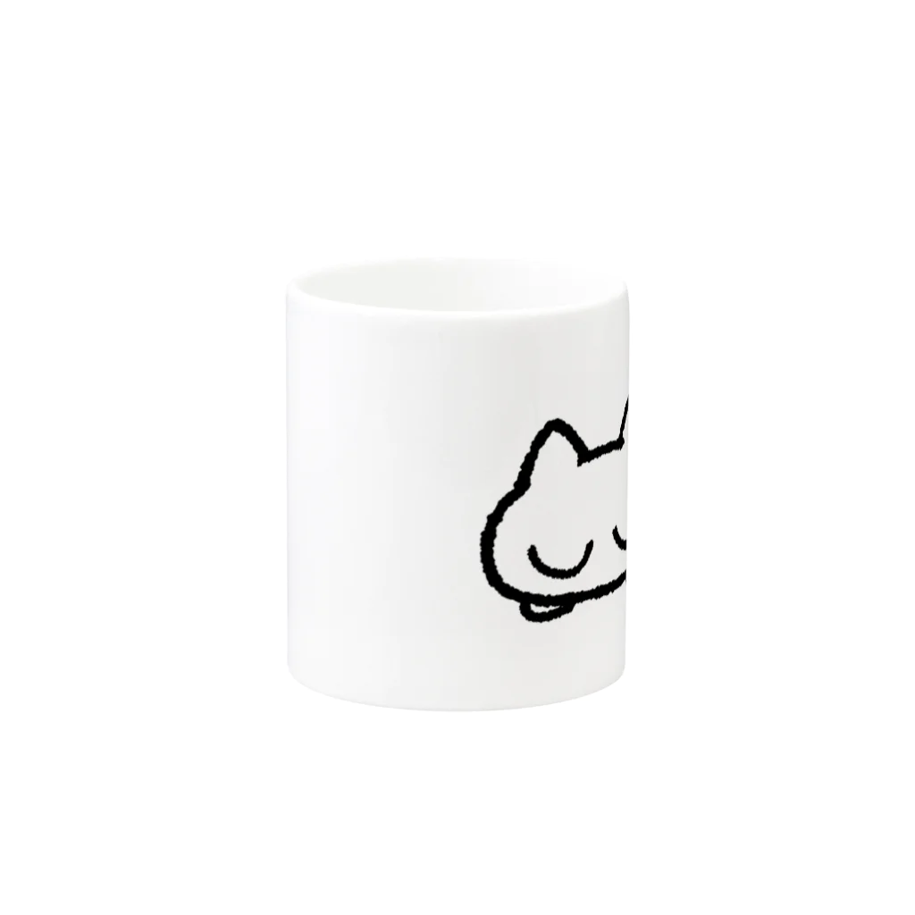 みゃおうちゃんのすやすやみゃおうちゃん Mug :other side of the handle