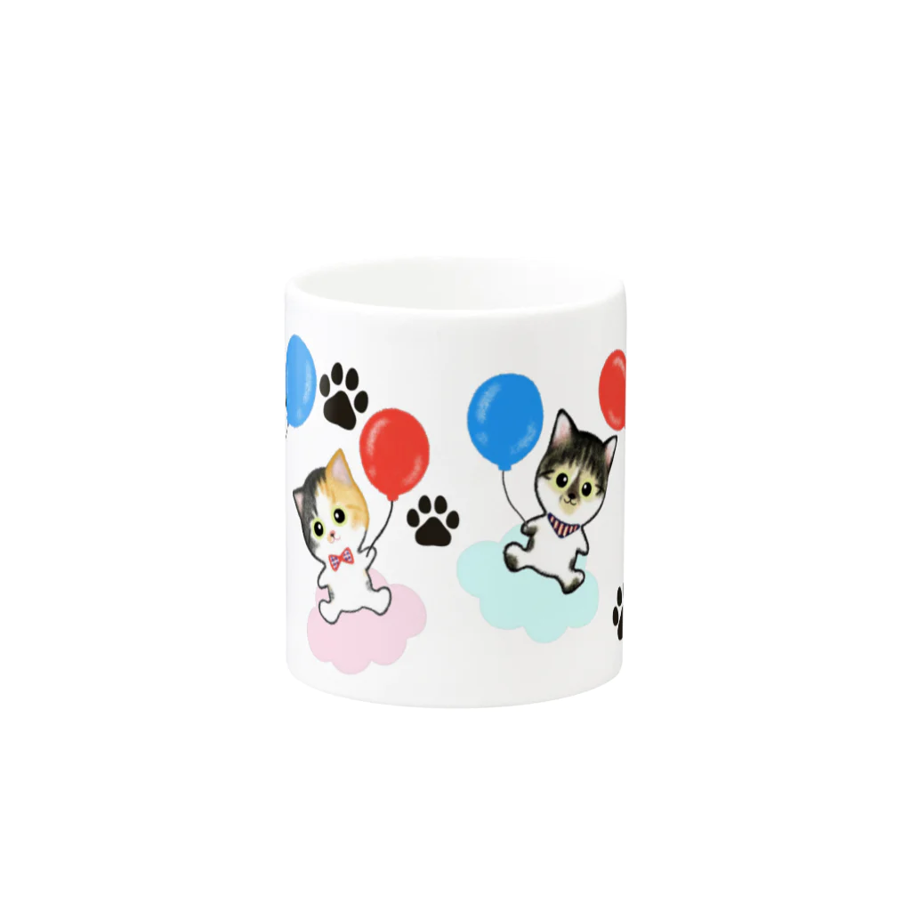 おかんのおえかきのジジキキふじとらララちゃん Mug :other side of the handle