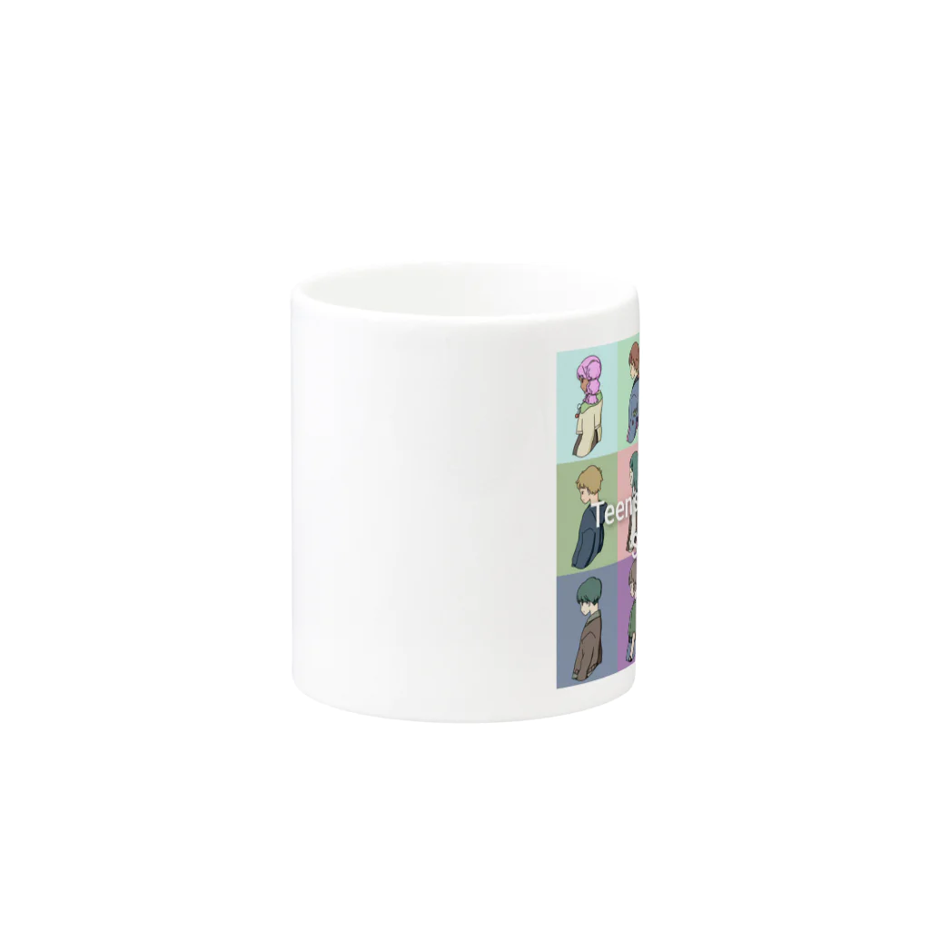 Teen's shopのTeen's collection SWEET オリジナルキャラクター集 Mug :other side of the handle