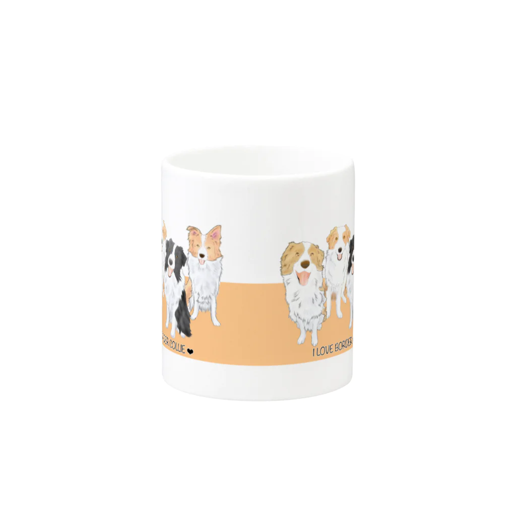 kcraft-bordercollieのボーダーコリー Mug :other side of the handle