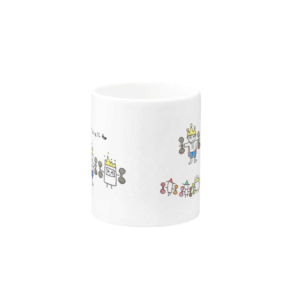 The Doorsのゆるゆるキャラ Mug :other side of the handle