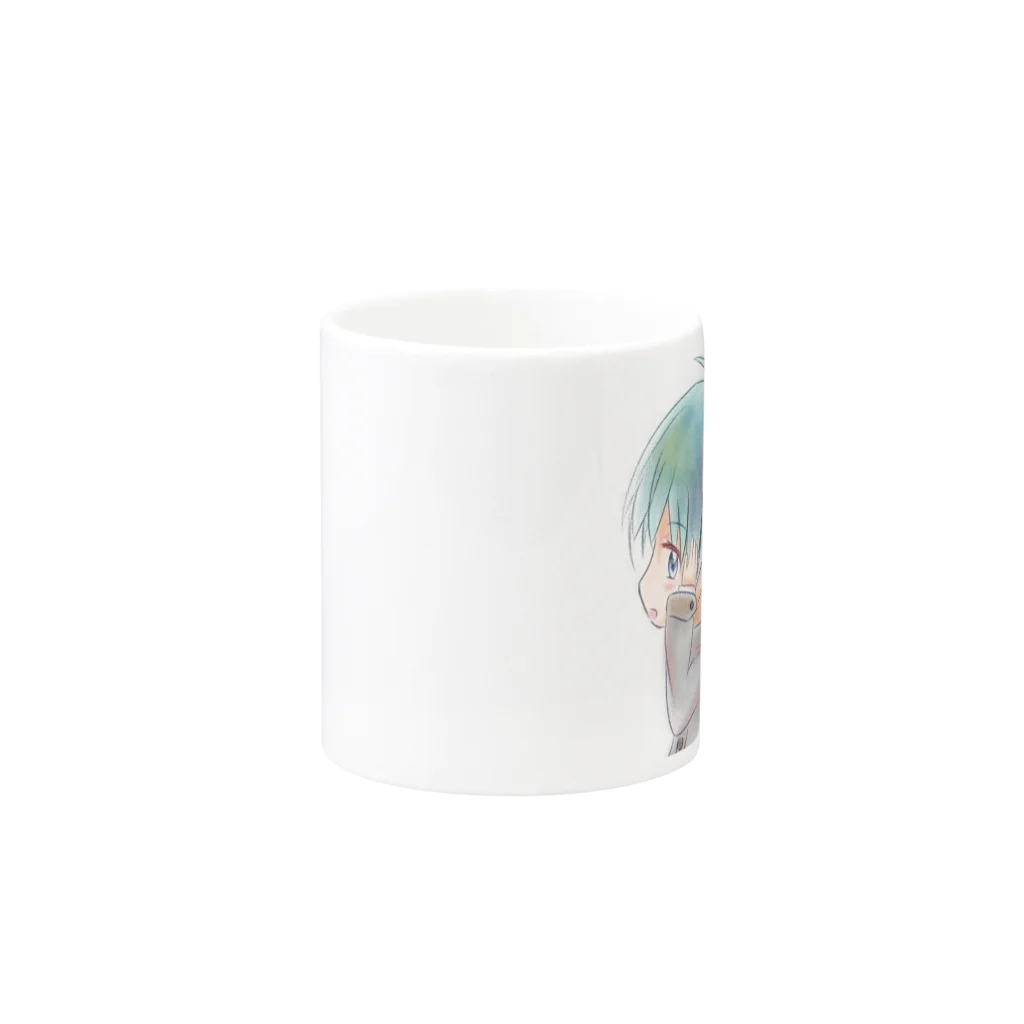 ゆゆちグッズのゆゆカップ Mug :other side of the handle