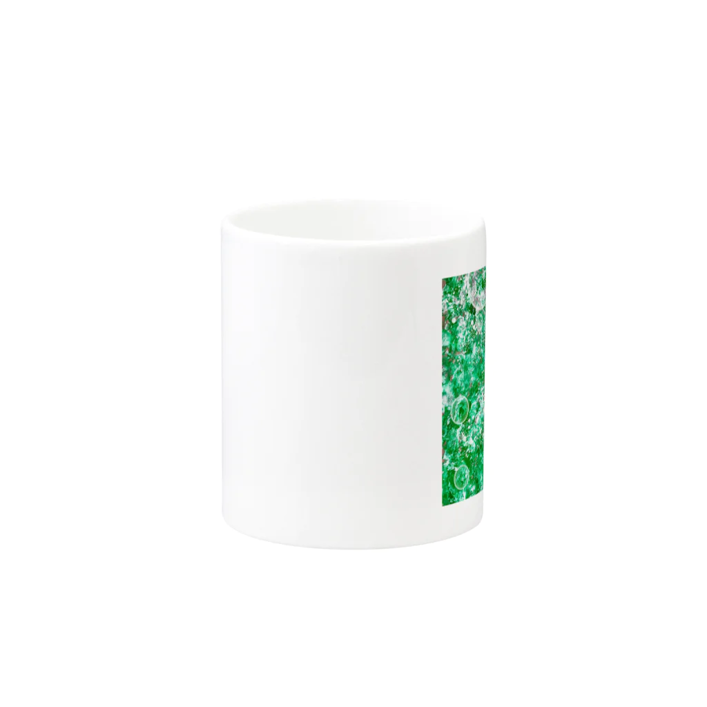 みいの館✝️のGreen Shower Mug :other side of the handle