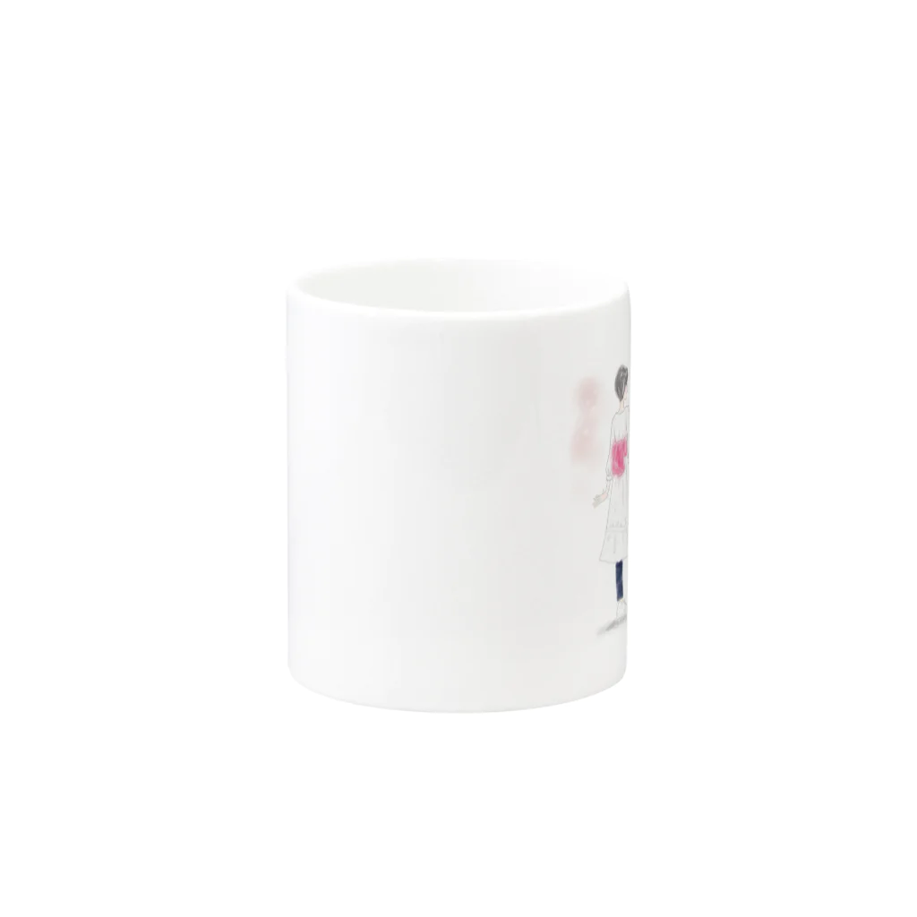 yuufのsakura girl Mug :other side of the handle