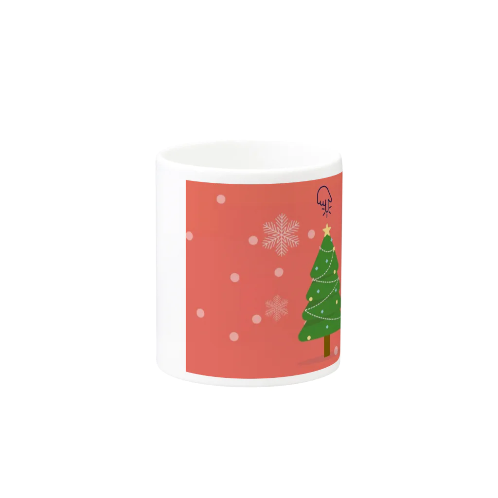 Teatime ティータイムのメリークリスマス Mug :other side of the handle