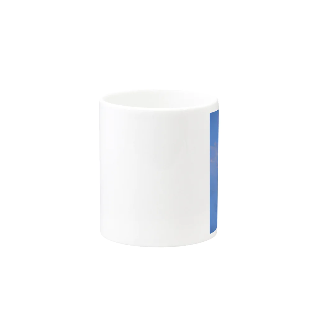 YURURIのくらげblue Mug :other side of the handle