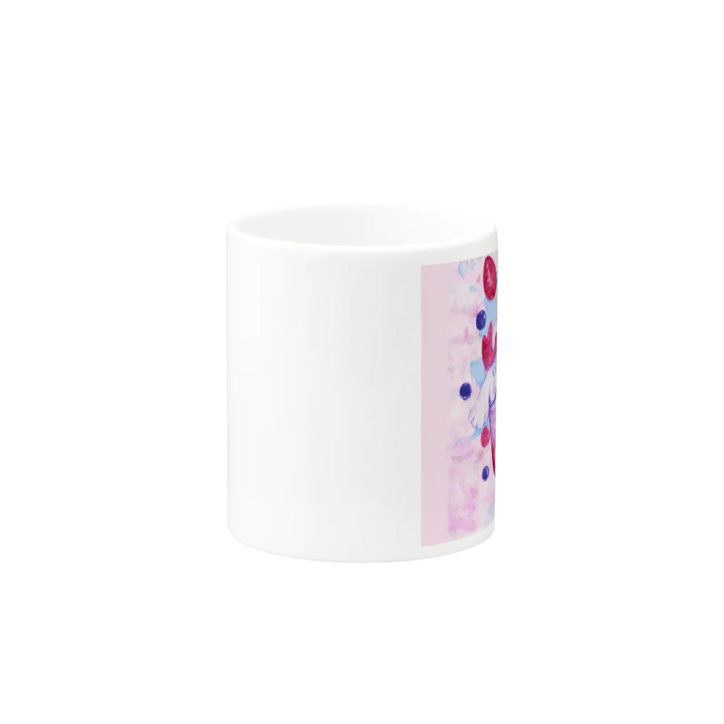  藤ねこりえ/ 𝙁𝙐𝙅𝙄𝙣𝙚𝙘𝙤𝙧𝙞𝙚のNEO雅SODA Mug :other side of the handle