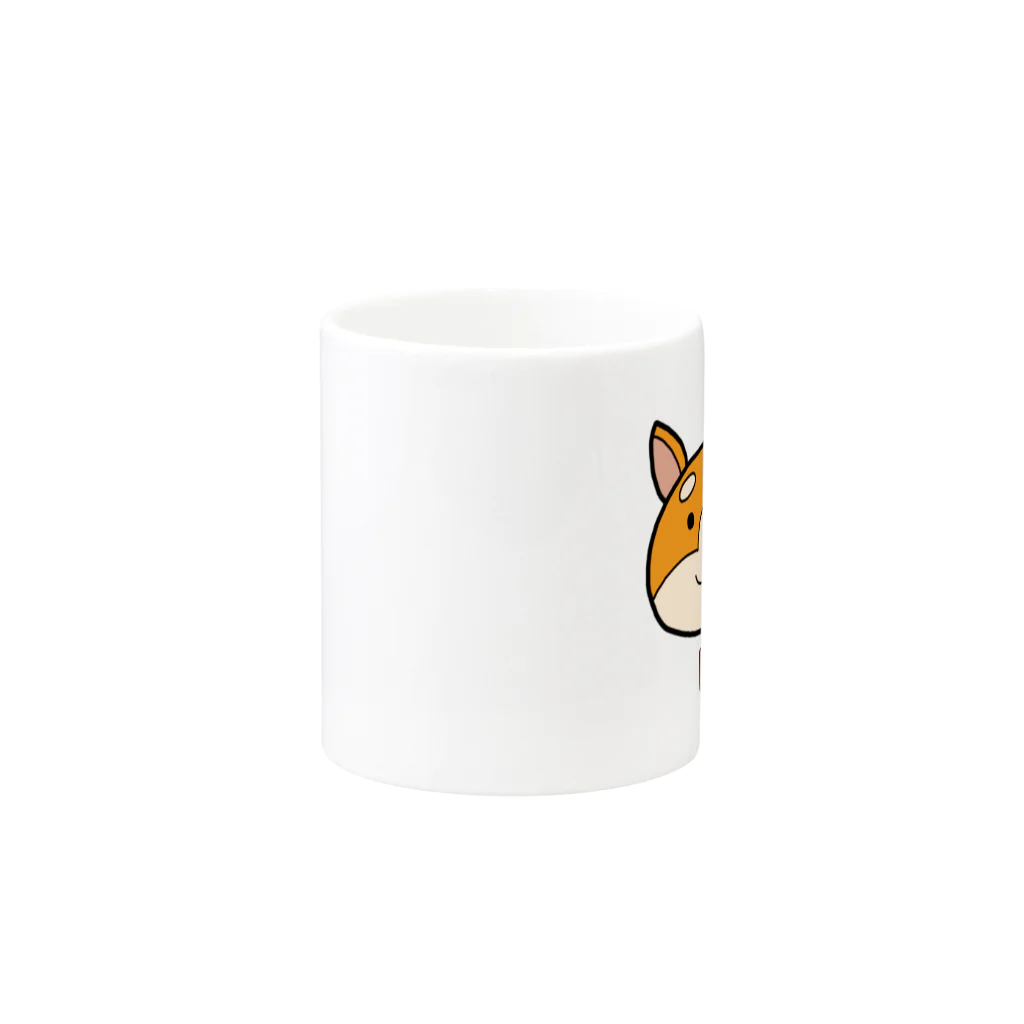 MrKShirtsのInu (犬) 色デザイン Mug :other side of the handle