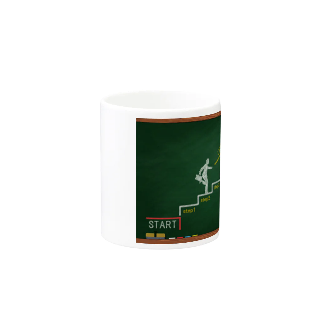 Teatime ティータイムのステップアップ ゴール成功者 Mug :other side of the handle