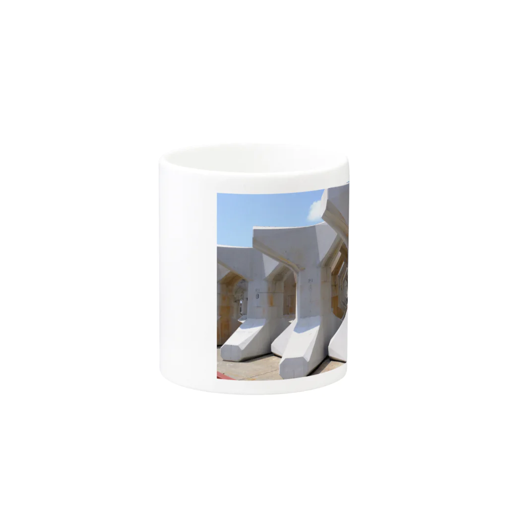 店うみっぺりのTetra Mug :other side of the handle