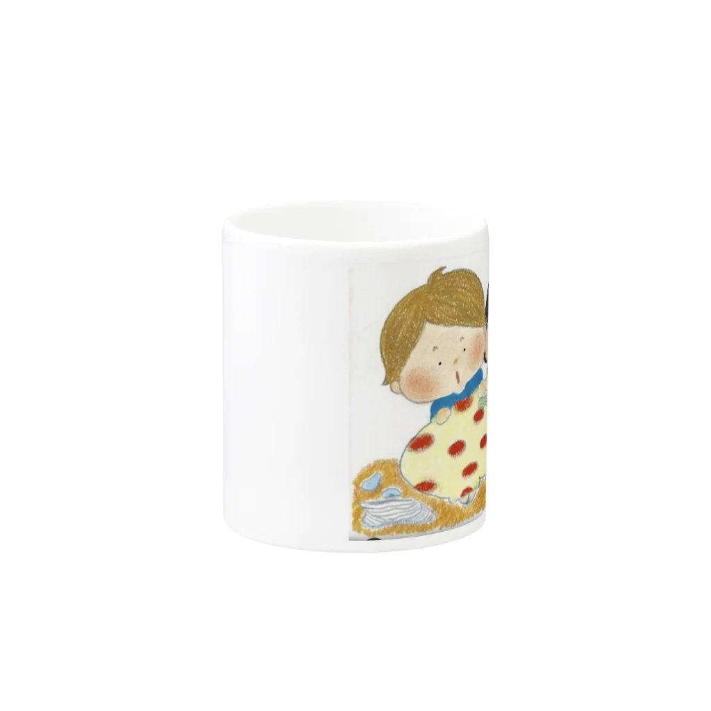 まついはるかの絵のはんぶんずっこ　パンツ編 Mug :other side of the handle