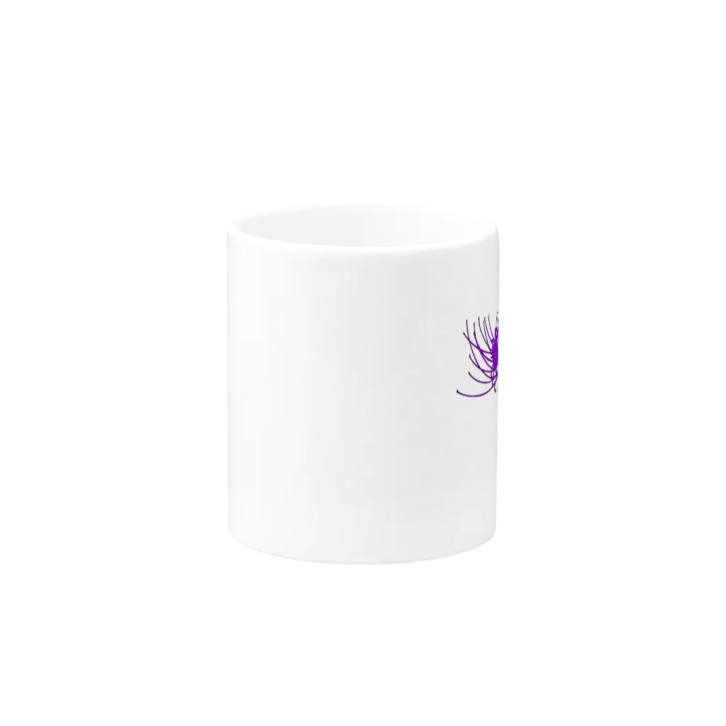 Murasaki.apaの【ヒガンバナ】items. Mug :other side of the handle