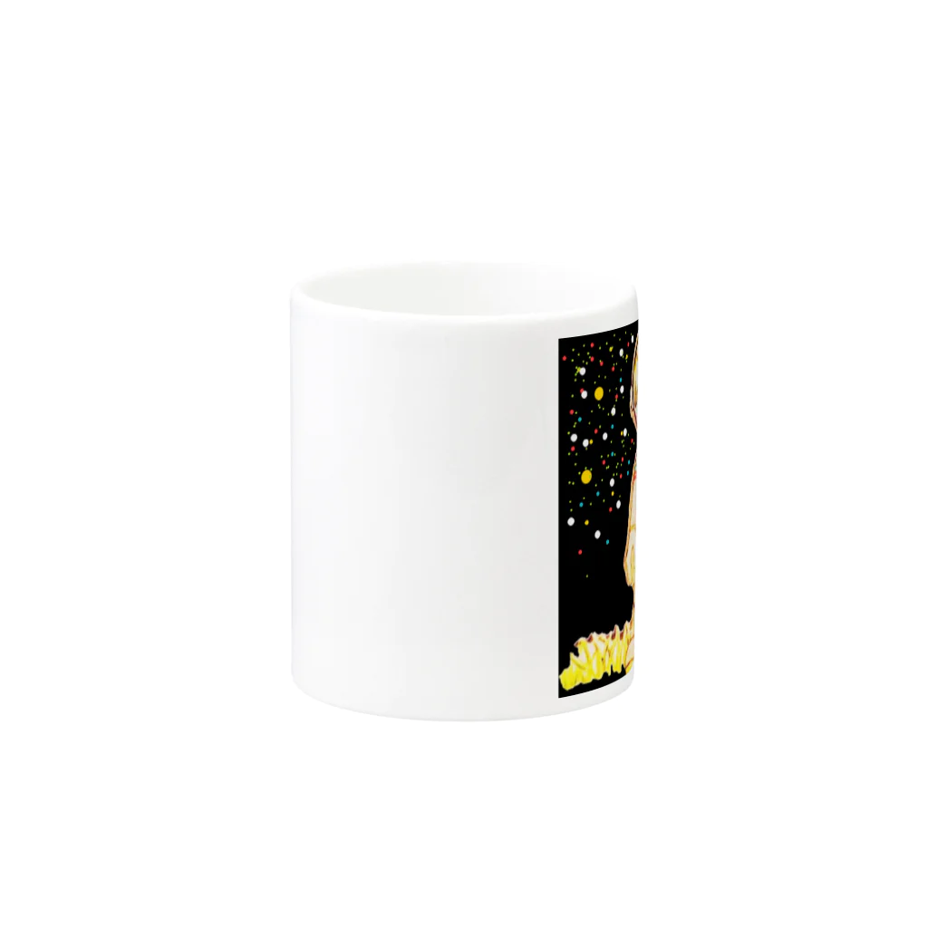 🌺まるまる商店🌺の宇宙くん Mug :other side of the handle