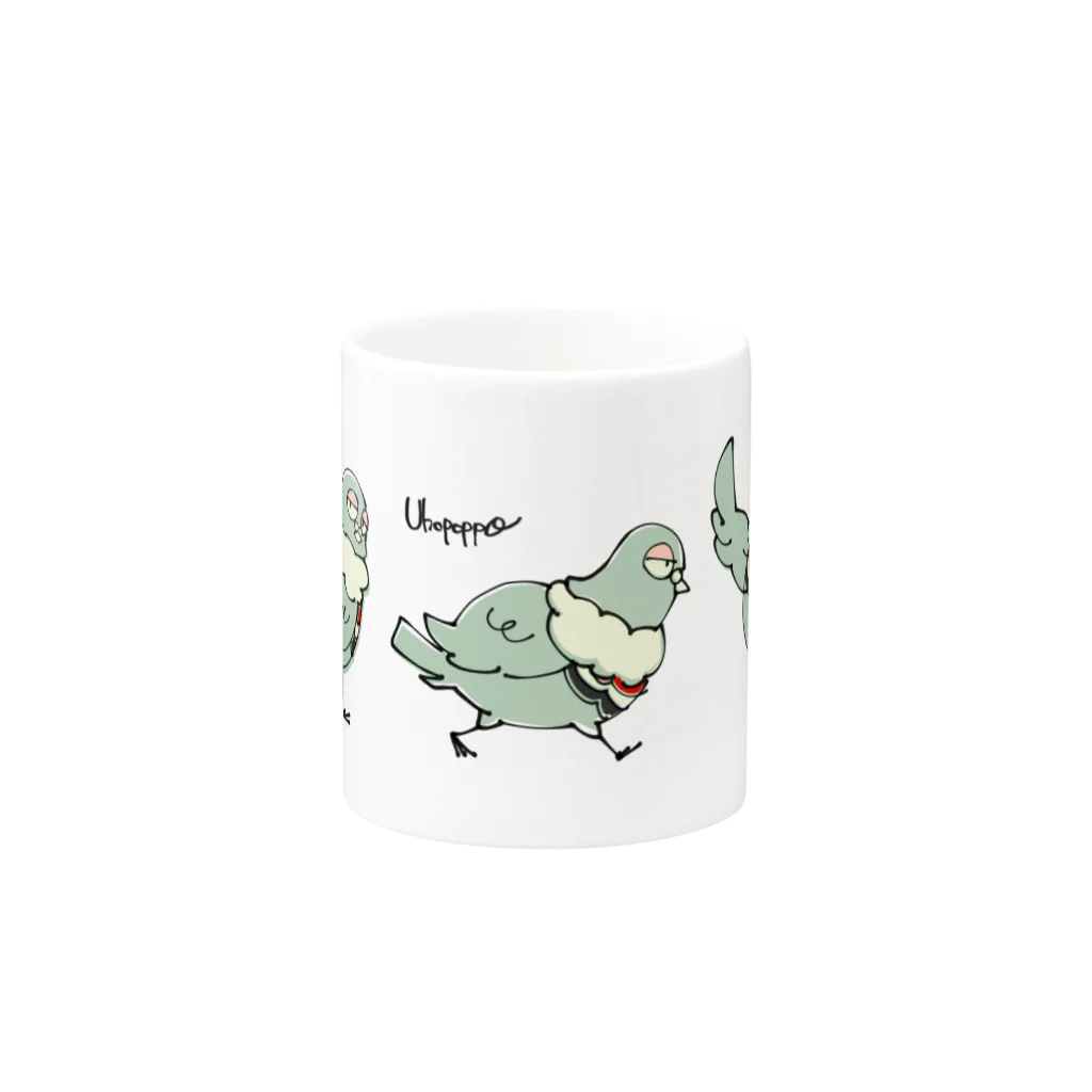 PicoBrush  イチのUhopoppo san Mug :other side of the handle