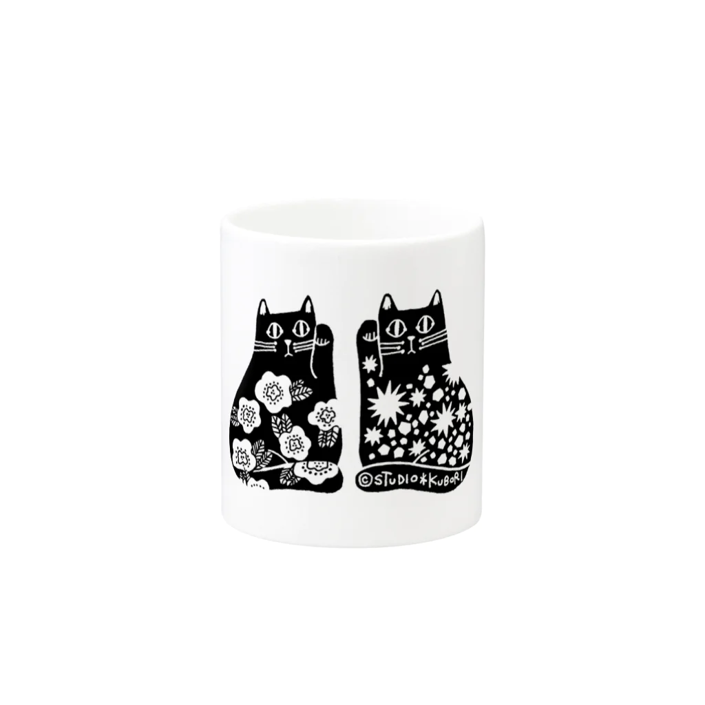 Arts&Crafts Muuのまねきねこ黒 Mug :other side of the handle