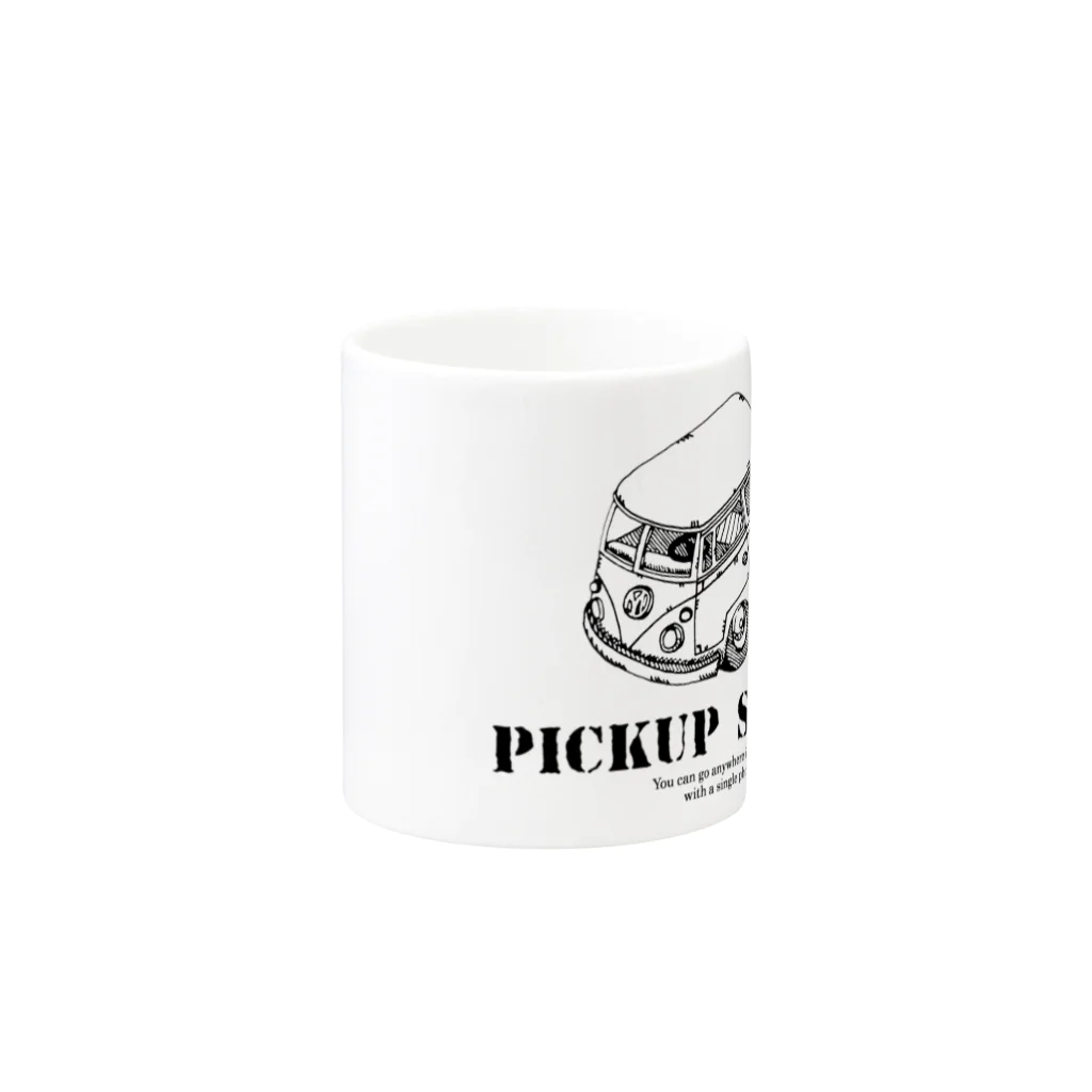 Nhat markのpick up service Mug :other side of the handle