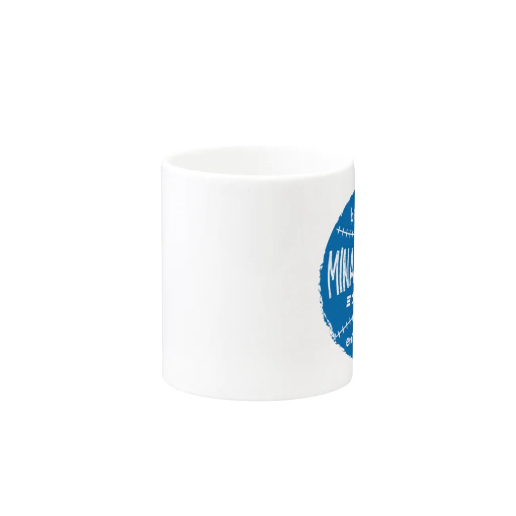 Gifut Goods Shopのミナミ・スポーツロゴ Mug :other side of the handle