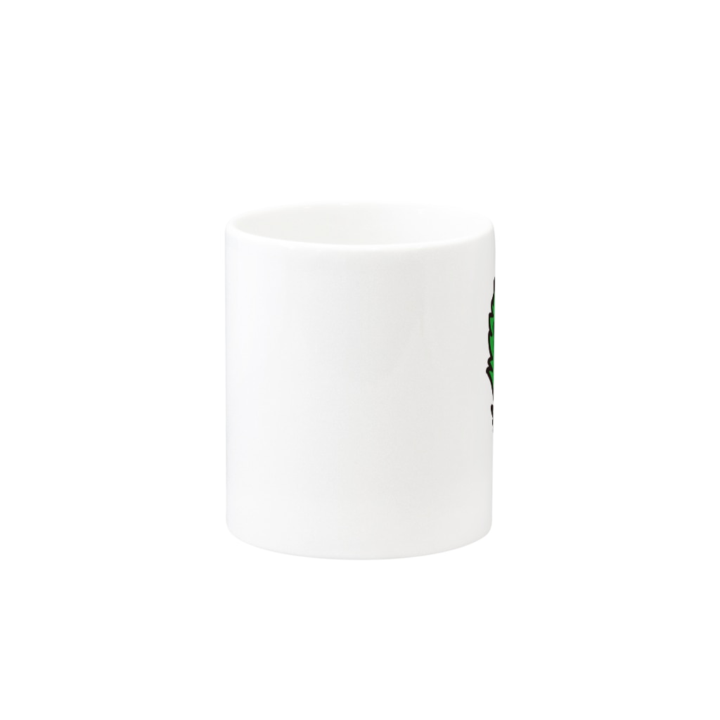 きくのらくがきの水菜ときく Mug :other side of the handle