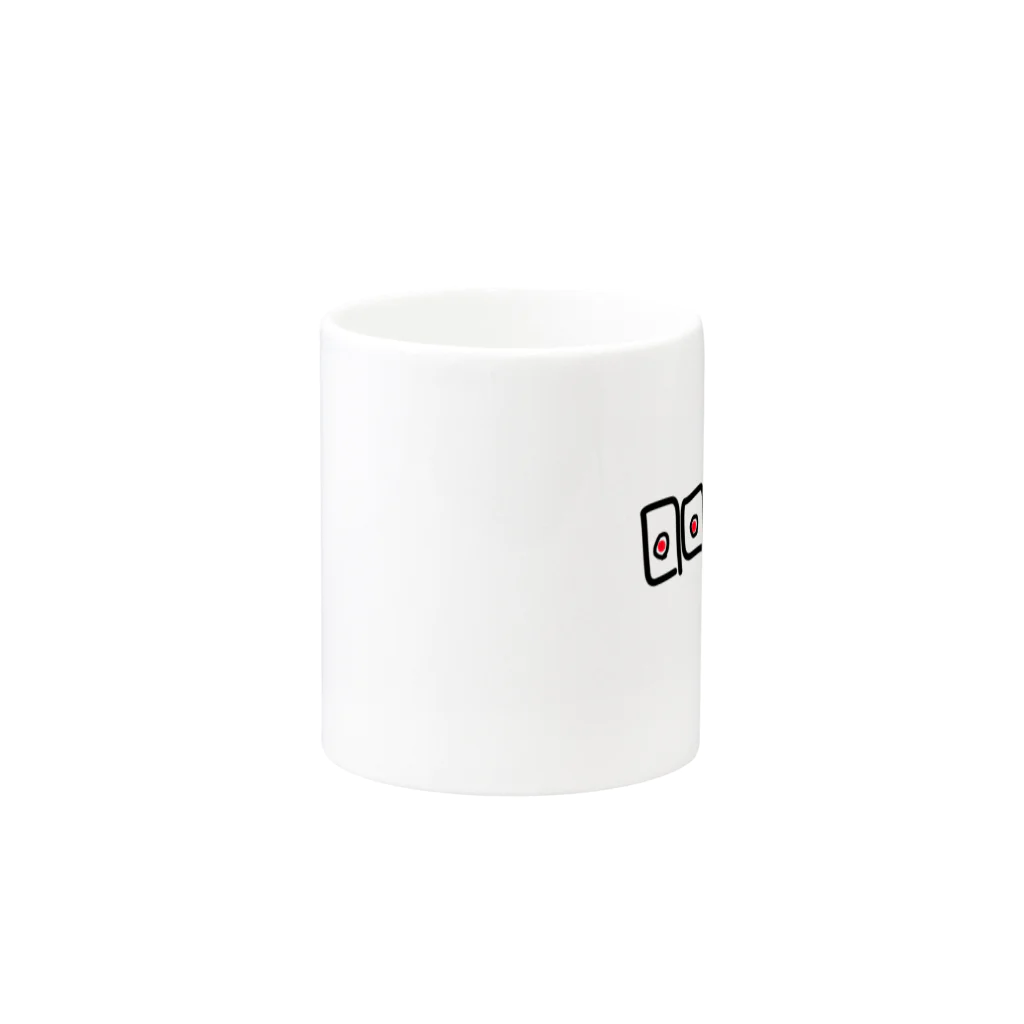 Eシャン店のいーぺーこーどらどら Mug :other side of the handle