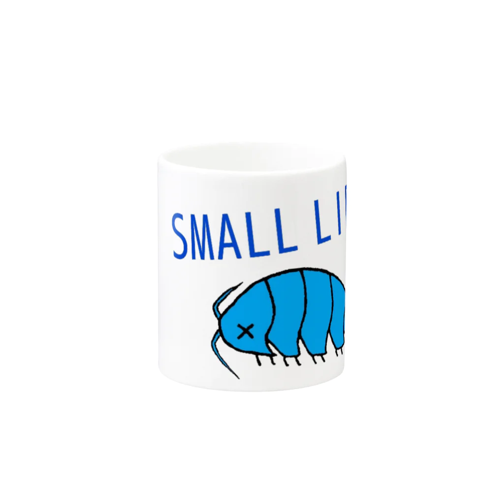 SMALL LIFEのイリドウイルス Mug :other side of the handle