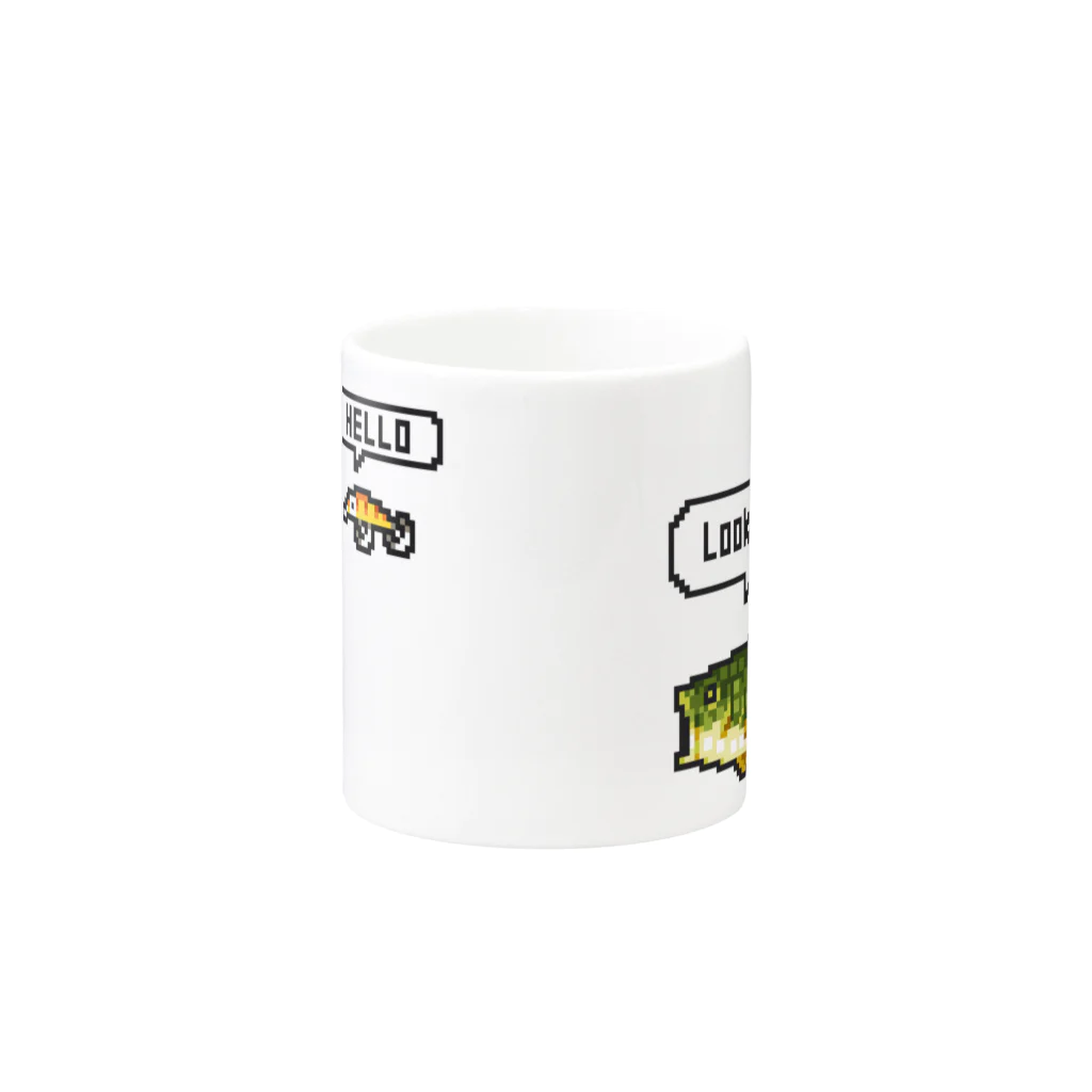 ドット絵どうぞの美味しいよ Mug :other side of the handle