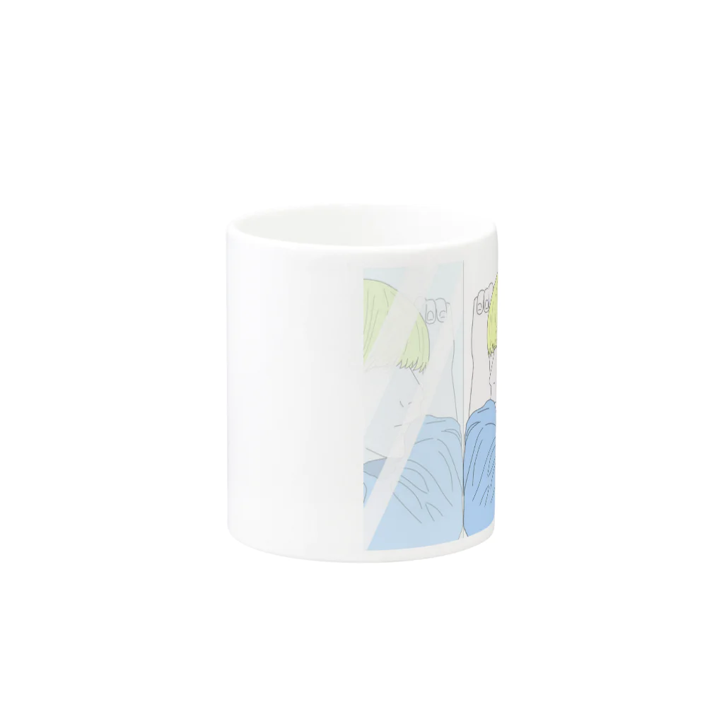 jiminの彼方 Mug :other side of the handle