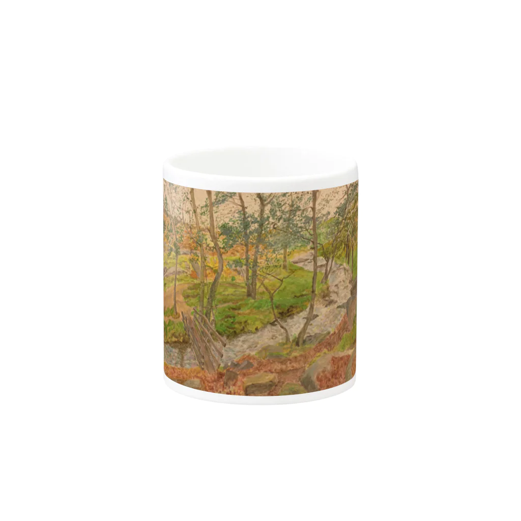 SJMavisのグリンドルフォールドの自然美：Natural Beauty of Grindleford Mug :other side of the handle