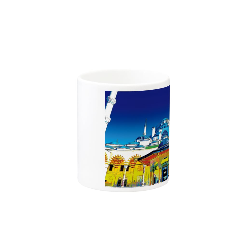 GALLERY misutawoのトルコ イスタンブールのスルタンアフメト・モスク Mug :other side of the handle