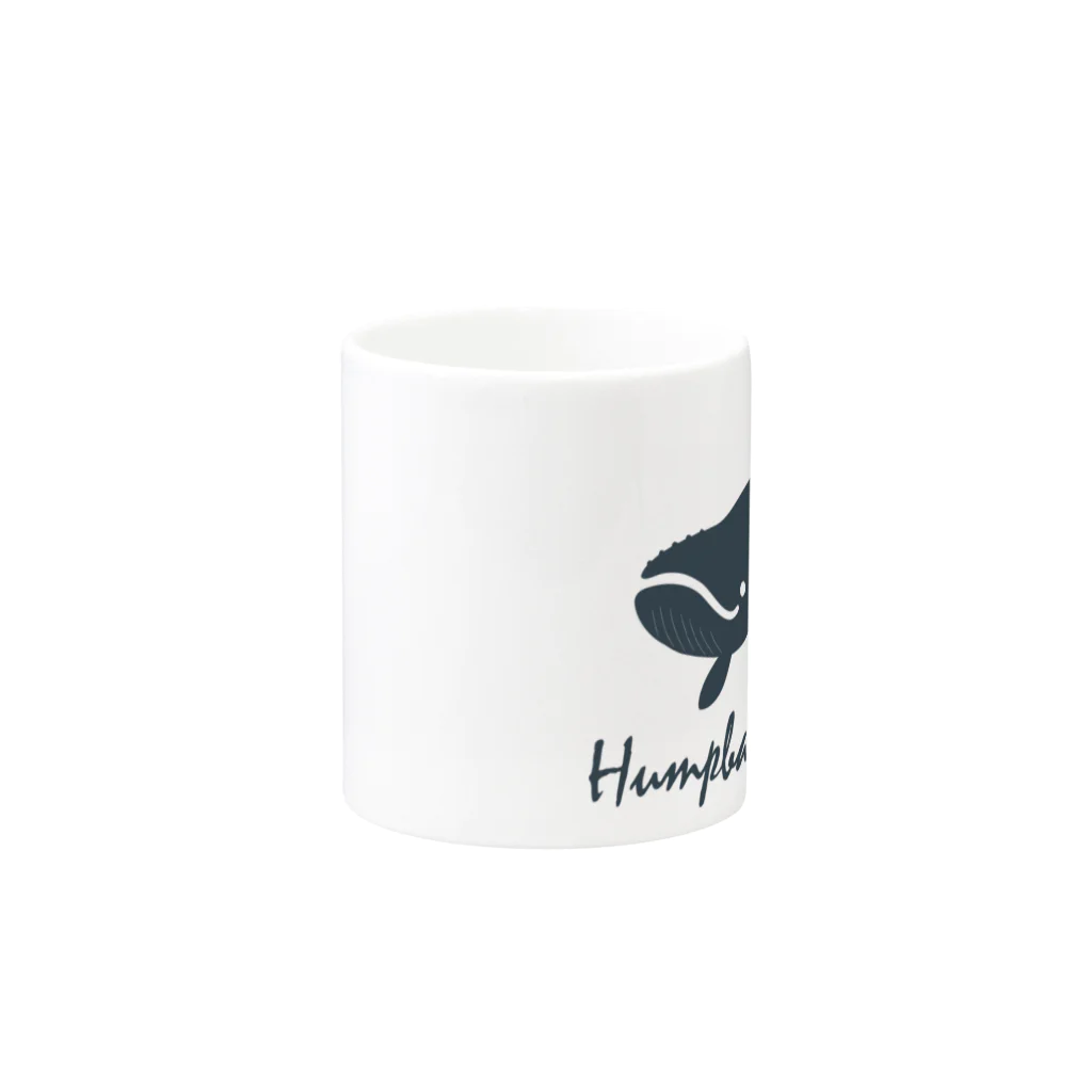 Atelier Pomme verte のHumpback whale22 Mug :other side of the handle