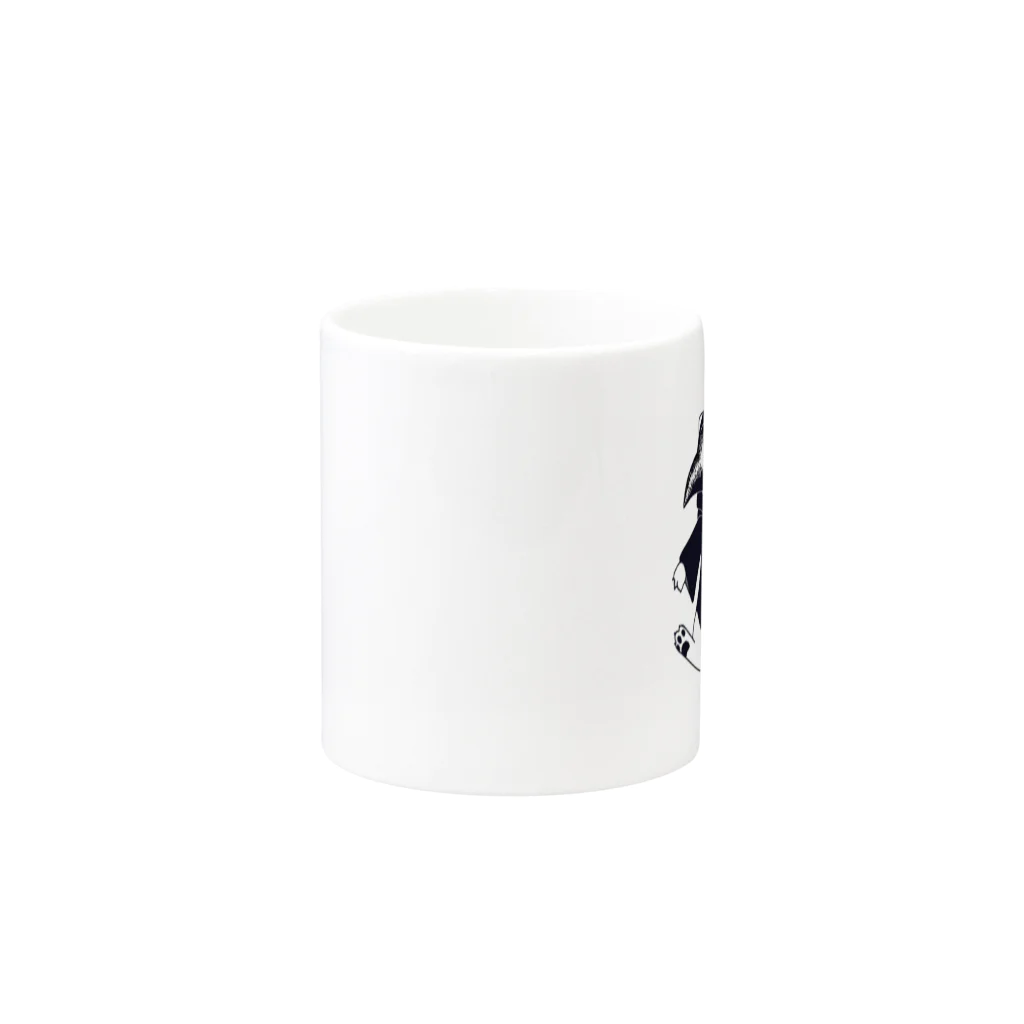 Marten GraffltiのMartenくん Mug :other side of the handle