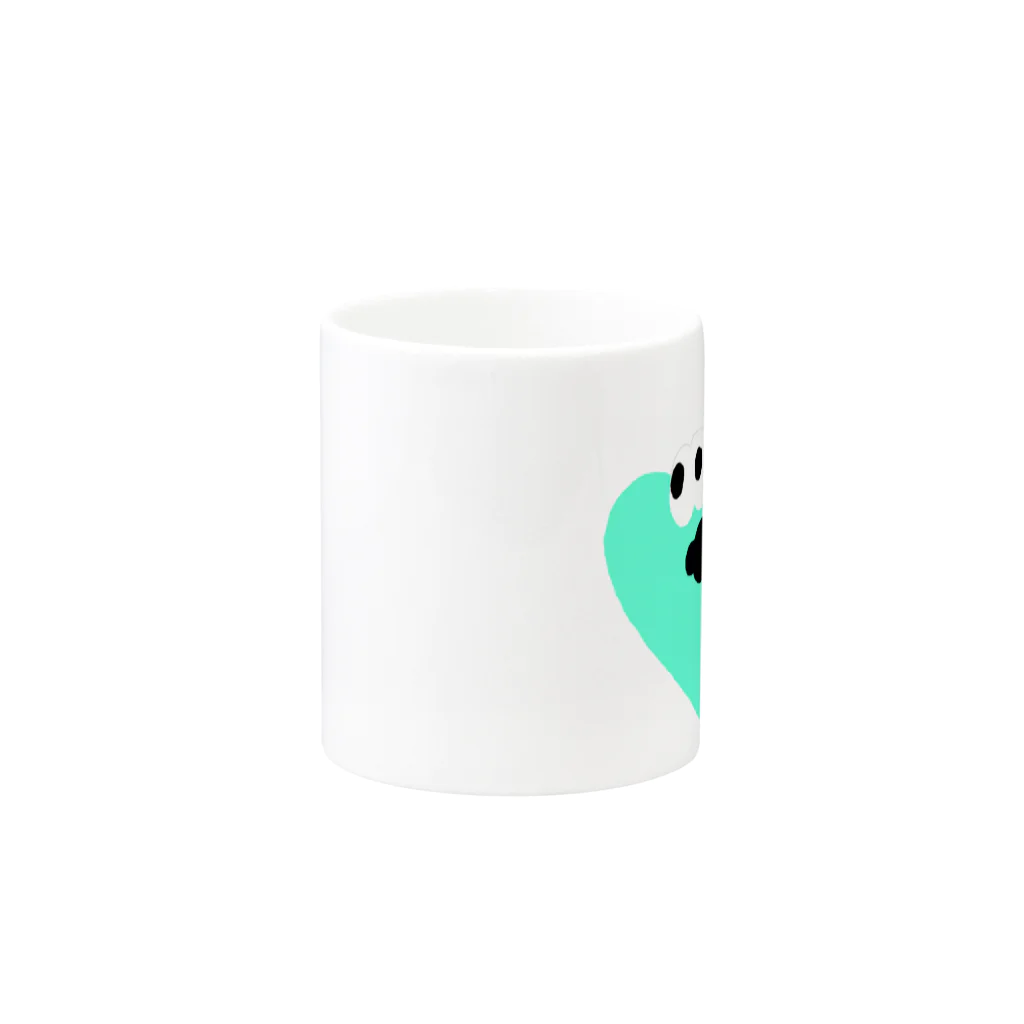 きゃべつのハートくんその1 Mug :other side of the handle