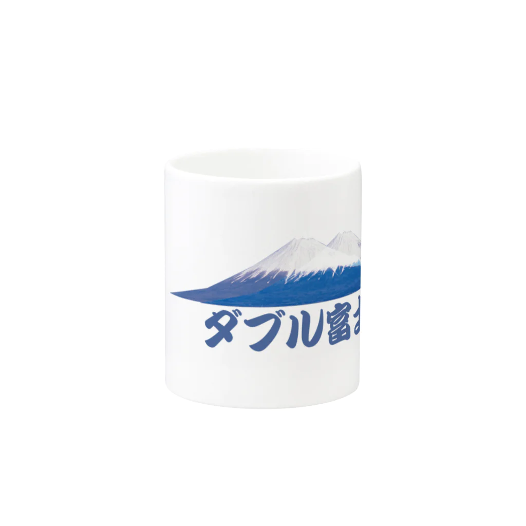 マエダマサノブのダブル富士山 Mug :other side of the handle