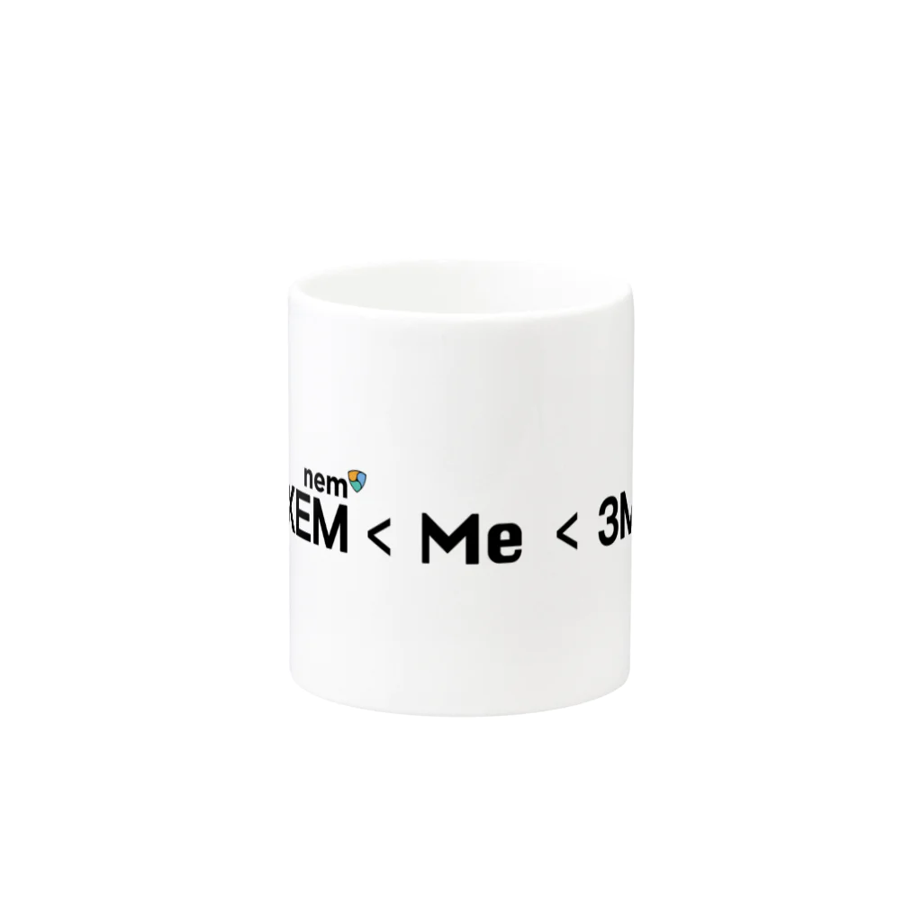 なぞQのネム（NEM）/ XEMグッズvol.13 Mug :other side of the handle