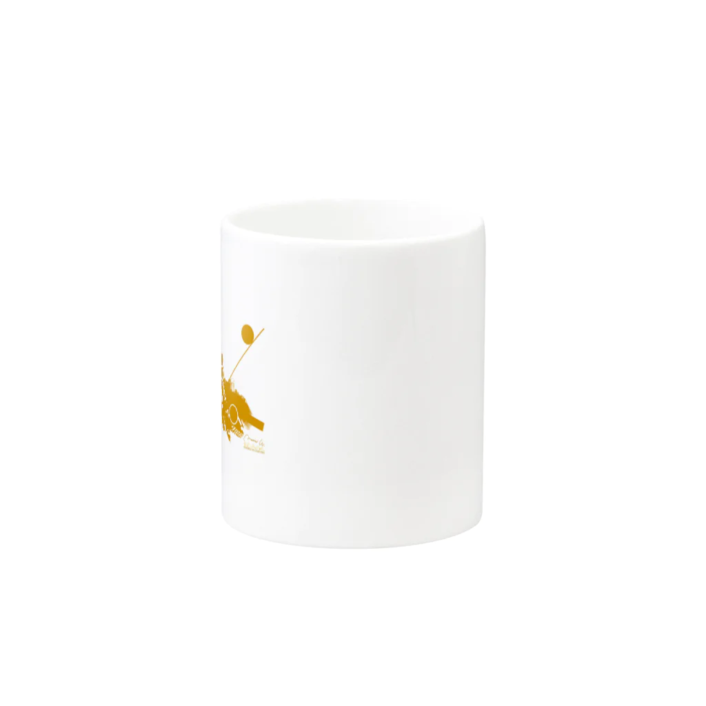 Om Art Store × SUZURIの" Park " Mug マグカップの取っ手の反対面