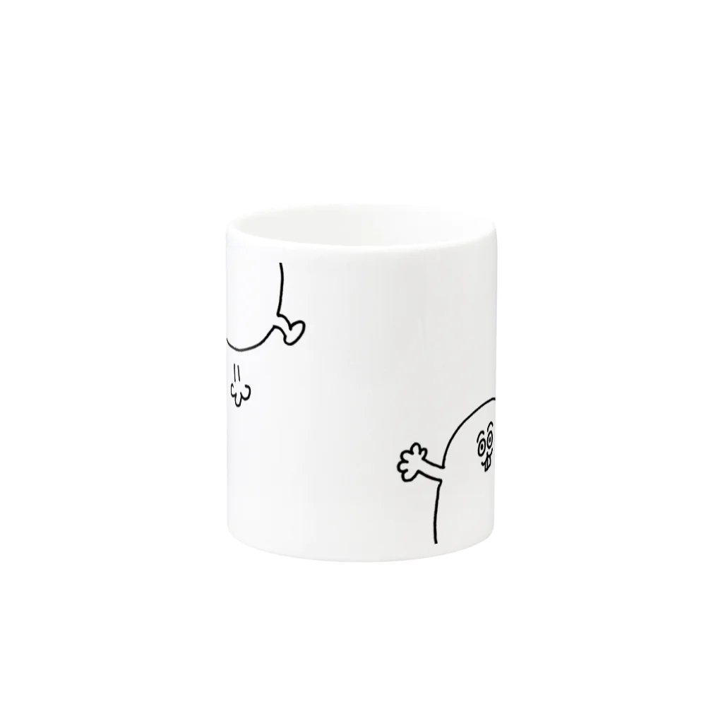 luck-mookのペケーニャ Mug :other side of the handle